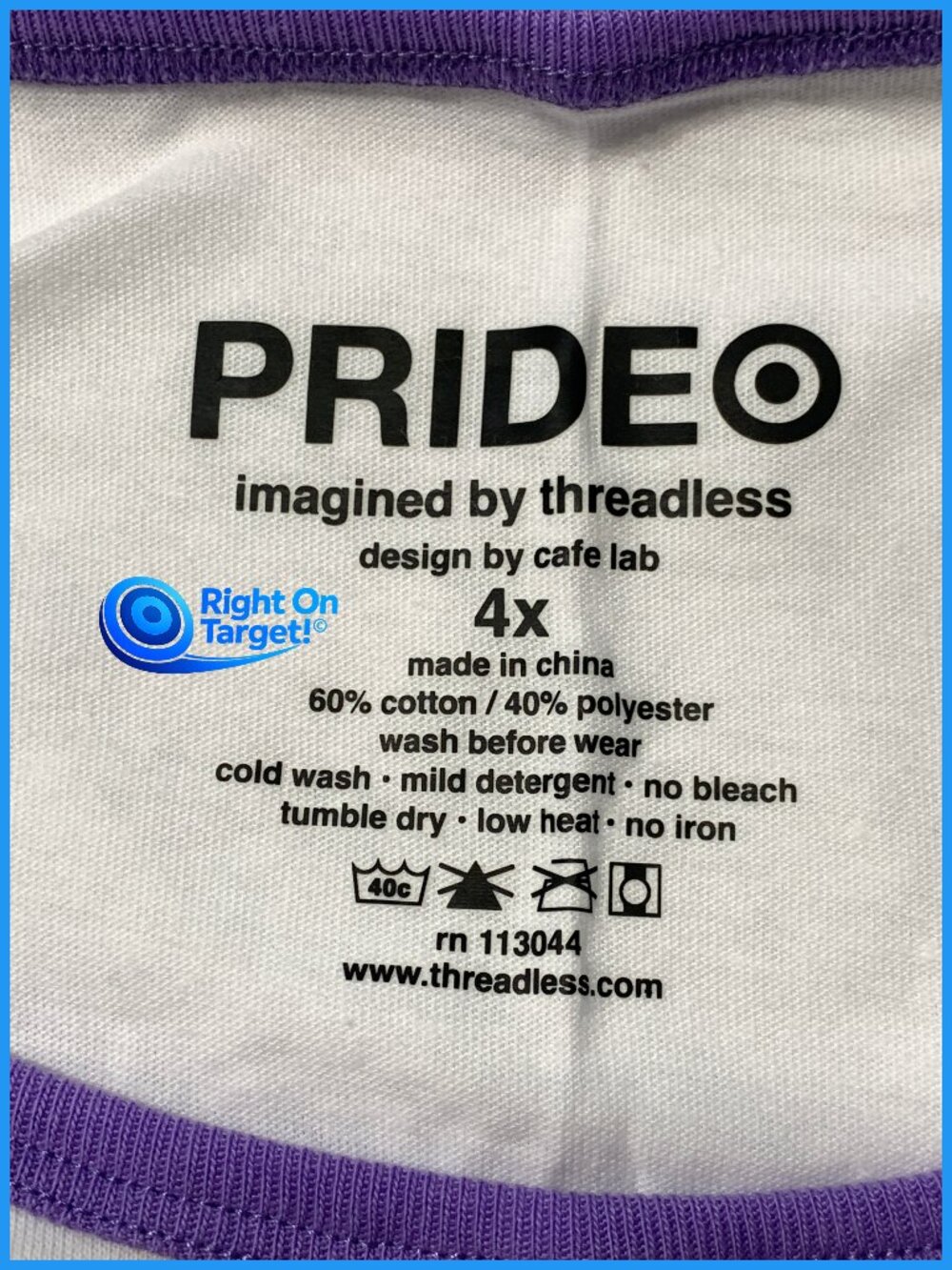 4X - Pride Adult Gummy Bear - Be Different Tank Top - White - Picture 6 of 6
